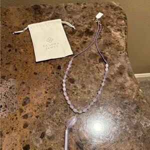 Kendra Scott Purple Necklace